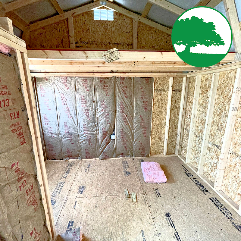*SOLD*PRE-OWNED 12' x 20' Painted "Lofted Cottage w/ Electric"