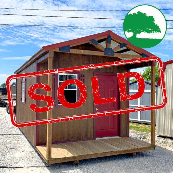 *SOLD*PRE-OWNED 10' x 20' Painted "Cabin"