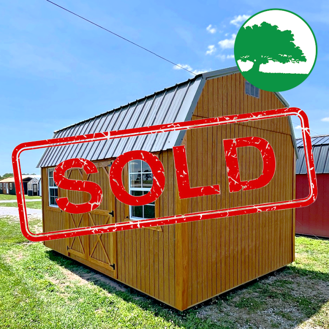 *SOLD*10' x 16' Treated "Side Loft Barn"