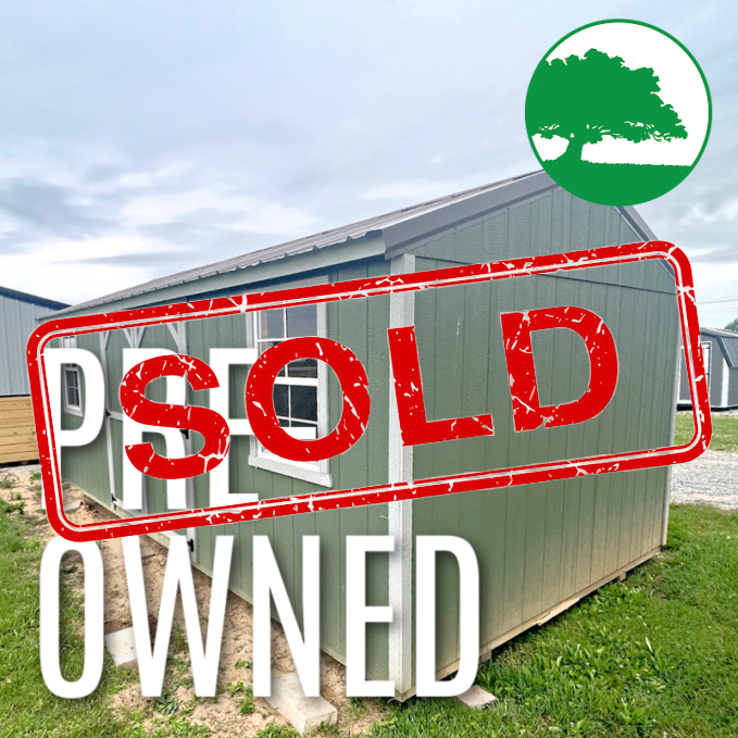 *SOLD*PRE-OWNED 10′ x 20′ Painted “Side Utility”