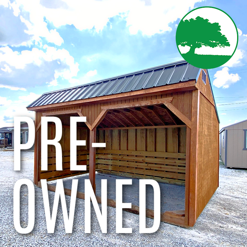 PRE-OWNED 10′ x 16′ Treated “Animal Shelter”