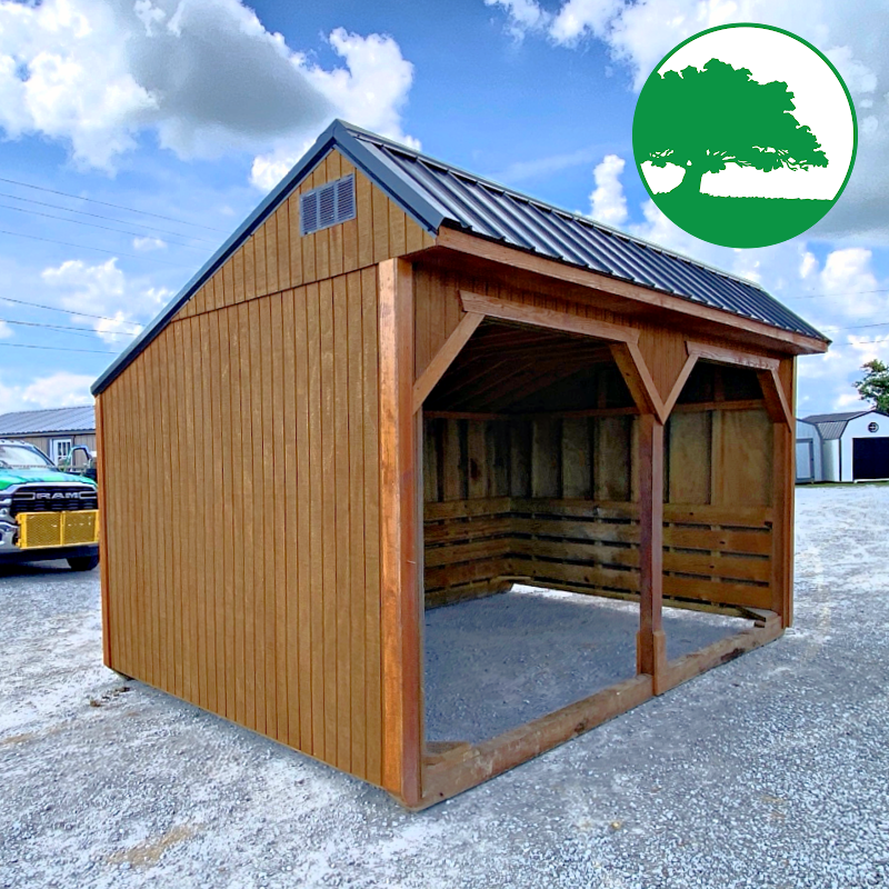 PRE-OWNED 10' x 16' Treated "Animal Shelter"