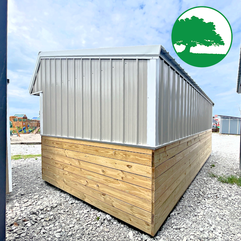 *SOLD*10' x 20' Metal "Animal Shelter w/ Tack Room"