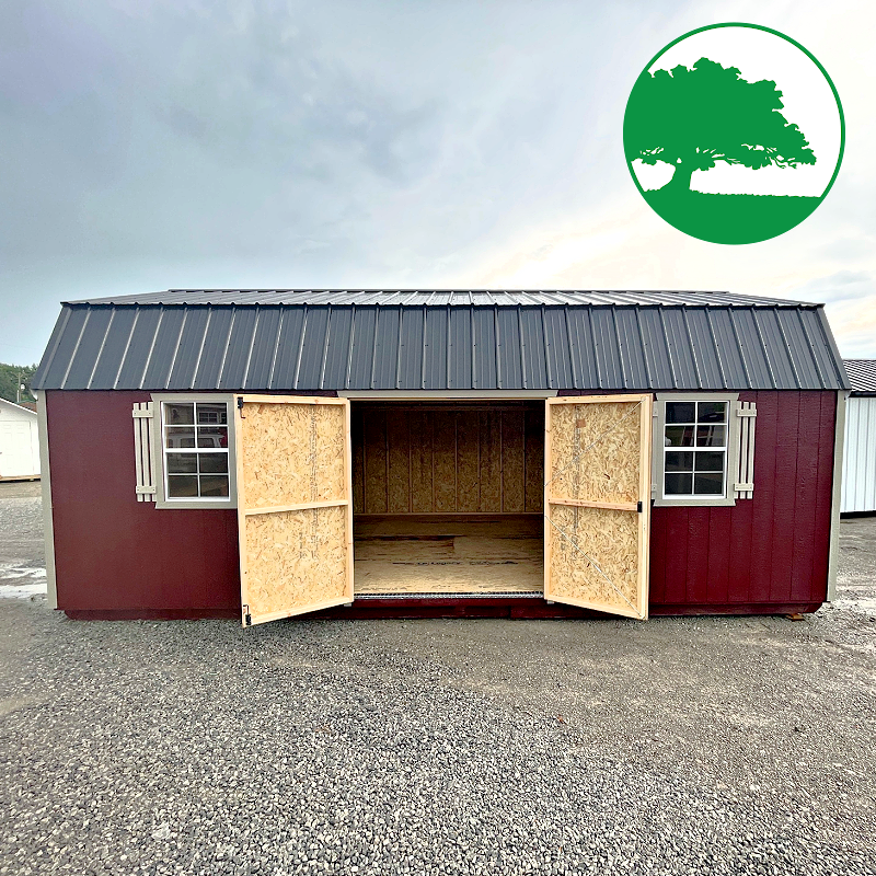 *SOLD*14' x 24' Painted "Side Loft Barn"