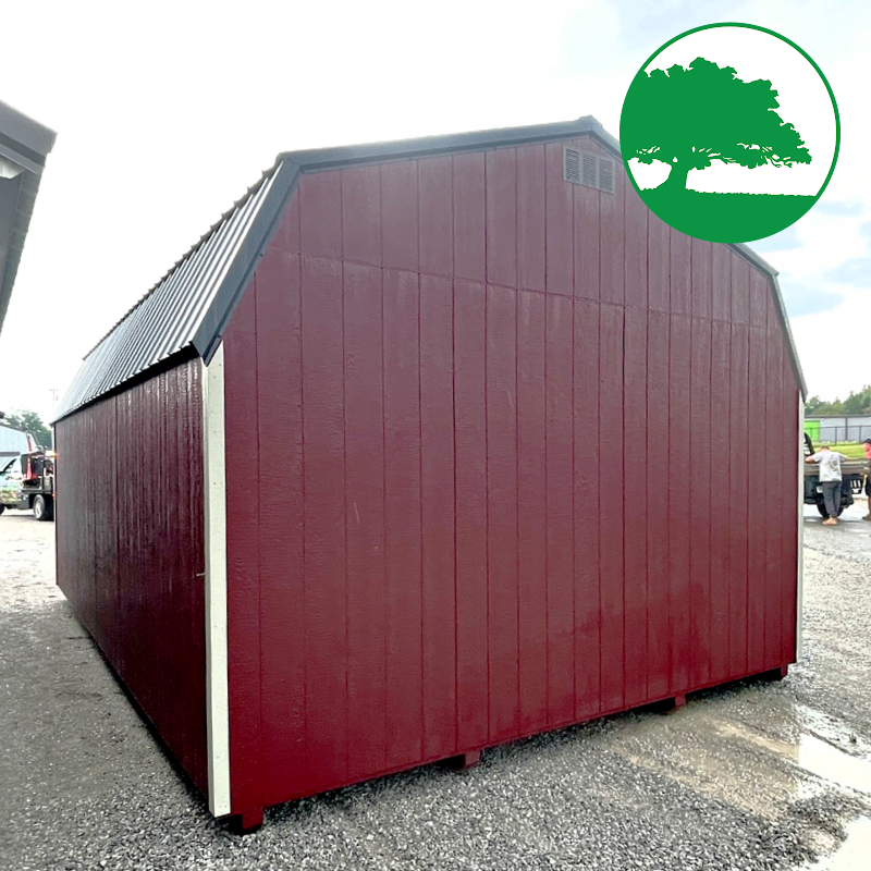 *SOLD*14' x 24' Painted "Side Loft Barn"