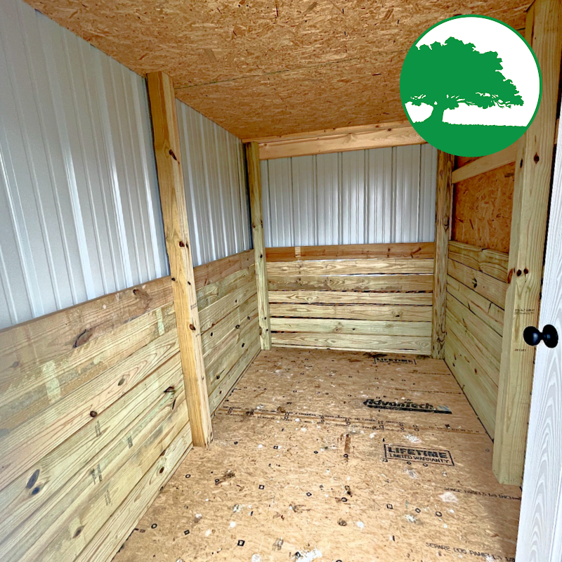 10' x 20' Metal "Animal Shelter w/ Tack Room"