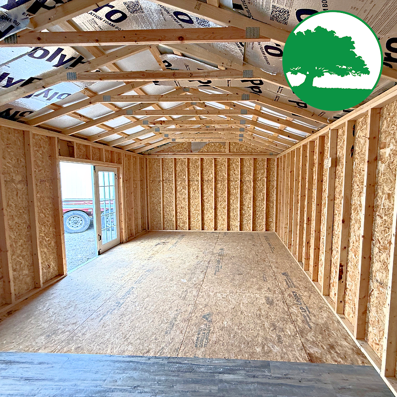 PRE-OWNED 14' x 24' Painted "Utility / Cabin"