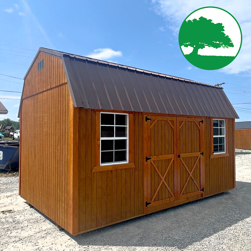10′ x 16′ Treated “Side Loft Barn”