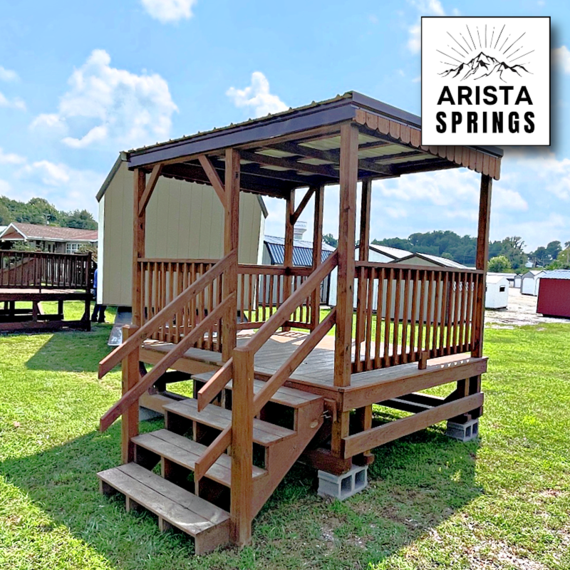 PRE-OWNED 8' x 10' Sunrise "Full Porch"