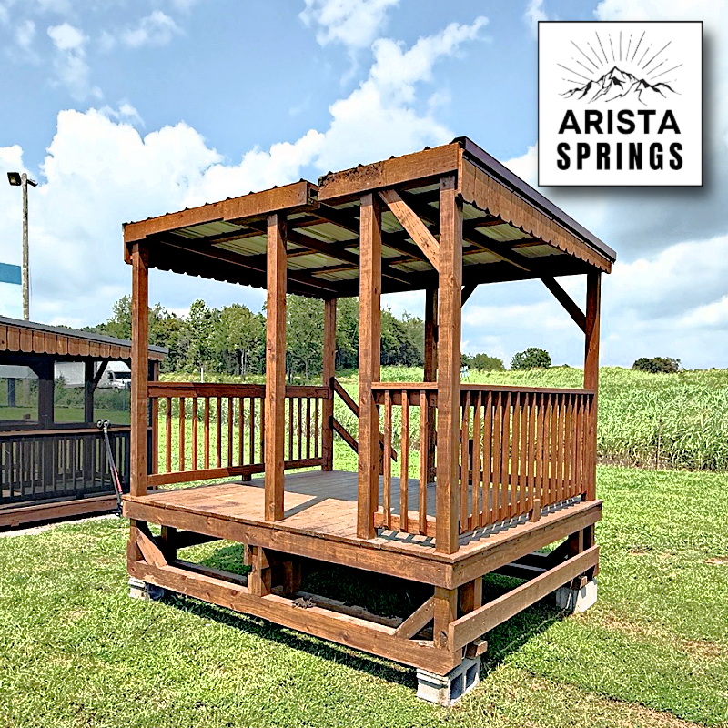 PRE-OWNED 8' x 10' Sunrise "Full Porch"