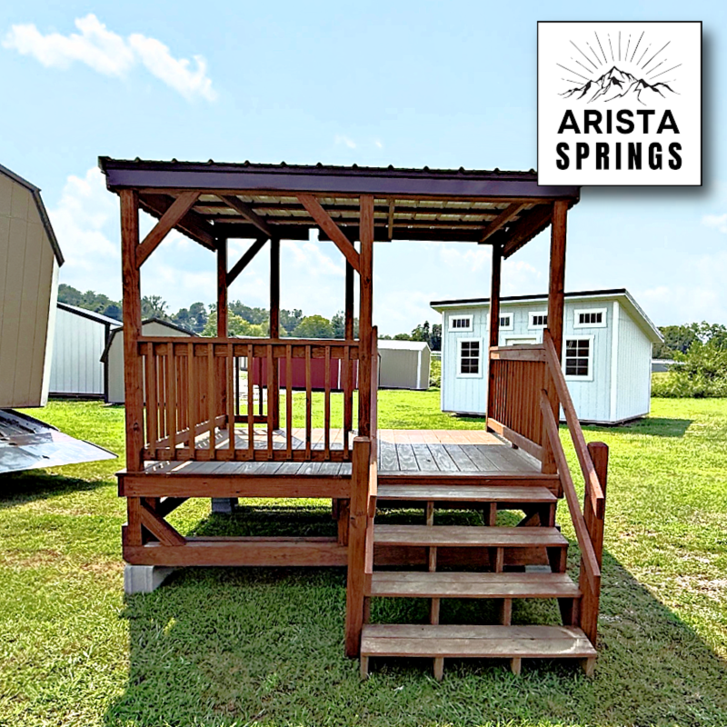 PRE-OWNED 8' x 10' Sunrise "Full Porch"
