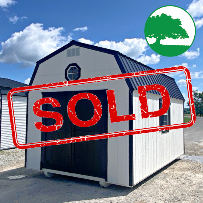 *SOLD*10′ x 16′ Painted “Lofted Barn”