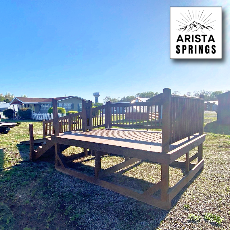 *CLOSEOUT* 8' x 10' Alpine "Portable Deck w/ Ramp"