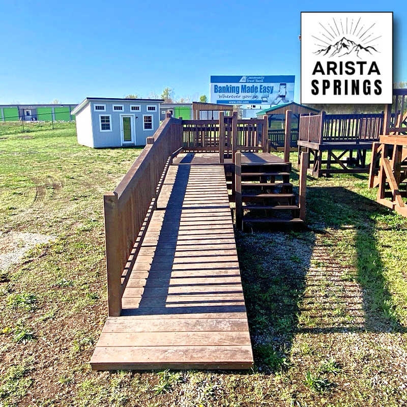 *CLOSEOUT* 8' x 10' Alpine "Portable Deck w/ Ramp"
