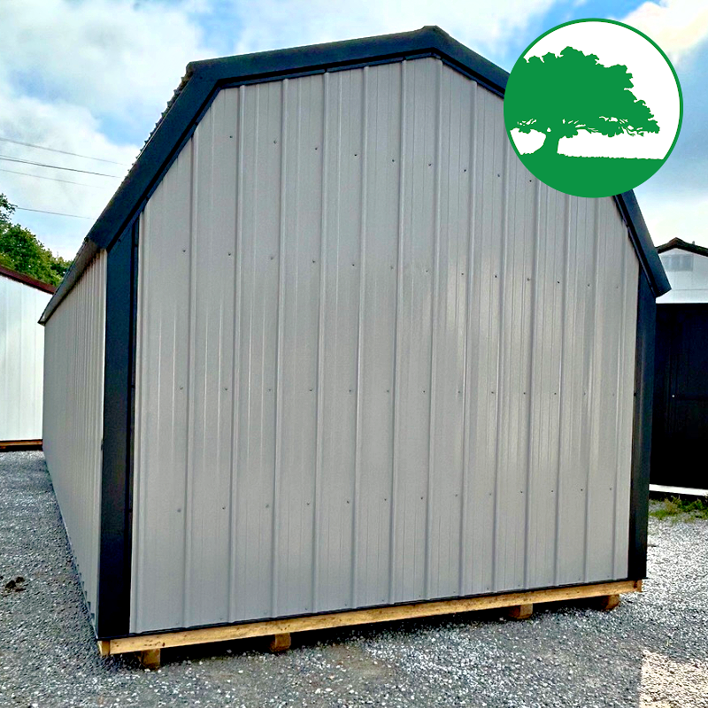 12' x 32' Metal "Side Loft Barn"