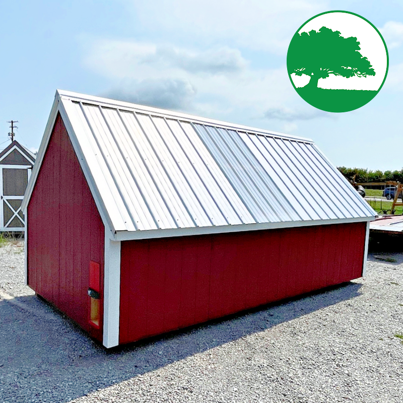 8' x 16' Painted "Chicken Coop"