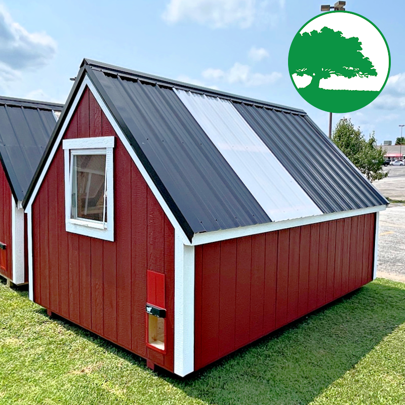 8' x 12' Painted "Chicken Coop"