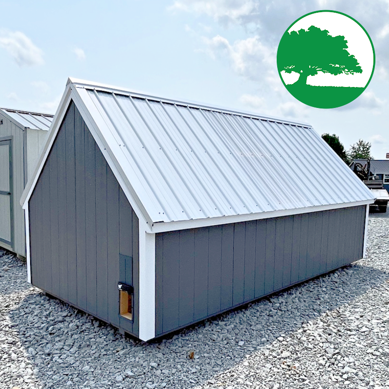 *SOLD*8' x 16' Painted "Chicken Coop"