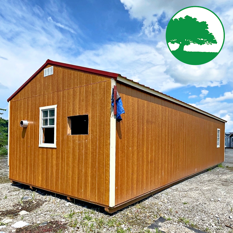 *SOLD*PRE-OWNED 14' x 36' Painted "Utility / Cabin"