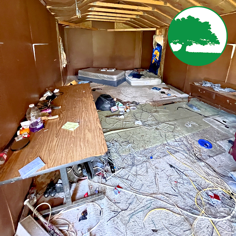 *SOLD*PRE-OWNED 14' x 36' Painted "Utility / Cabin"