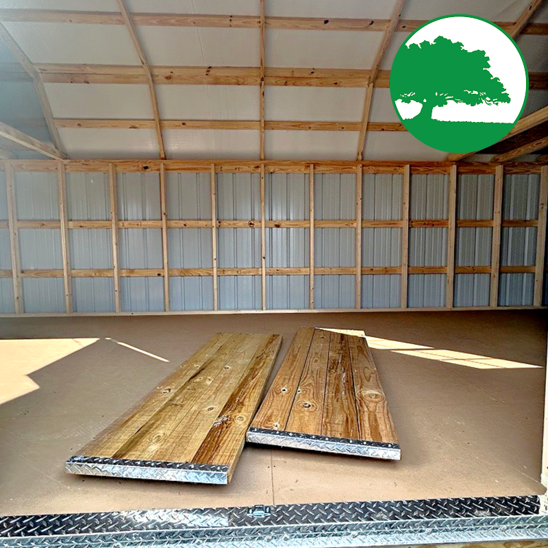 12' x 32' Metal "Side Loft Barn"