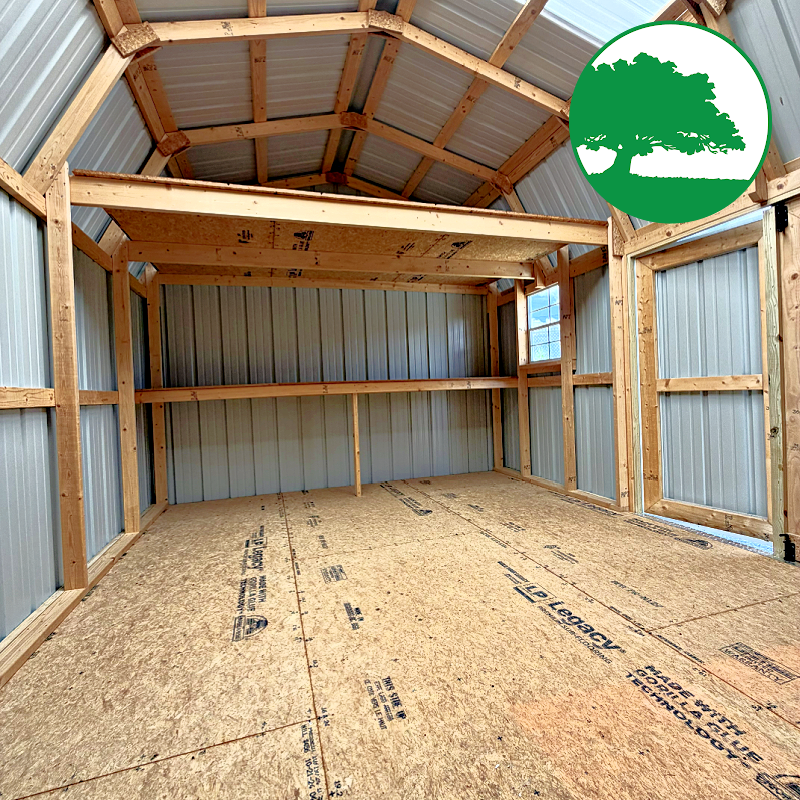 12' x 18' Metal "Side Loft Barn"