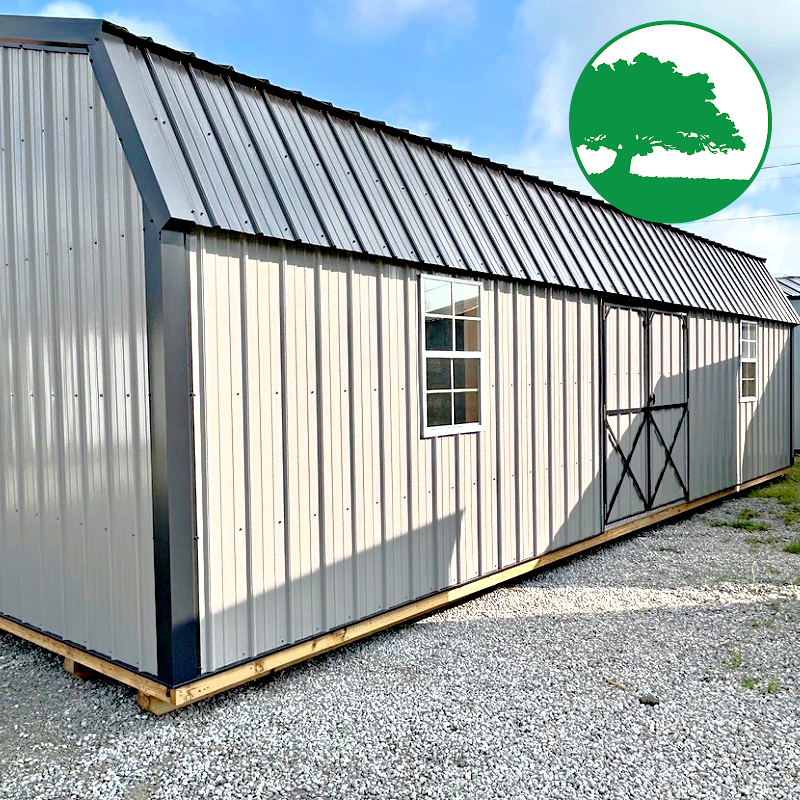 12′ x 32′ Metal “Side Loft Barn”