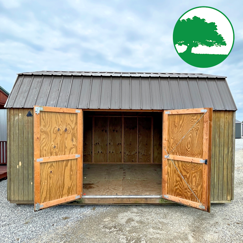 PRE-OWNED 12' x 16' Treated "Lofted Barn"