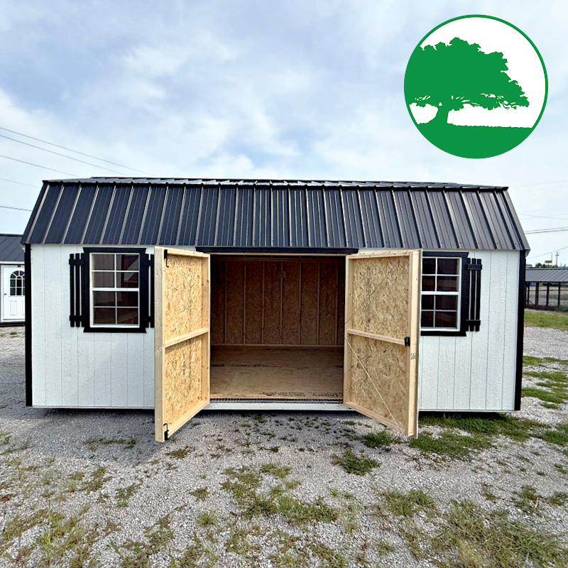10' x 20' Painted "Side Loft Barn"