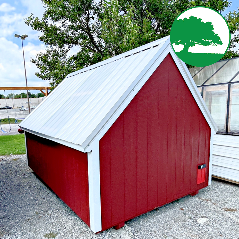 8' x 12' Painted "Chicken Coop"