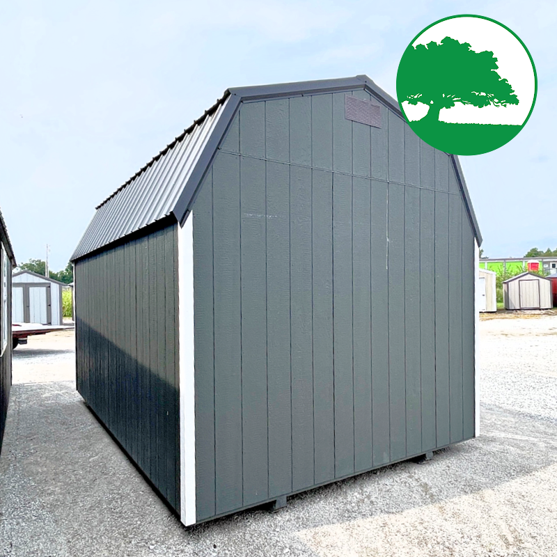 PRE-OWNED 10' x 16' Painted "Side Lofted Barn"