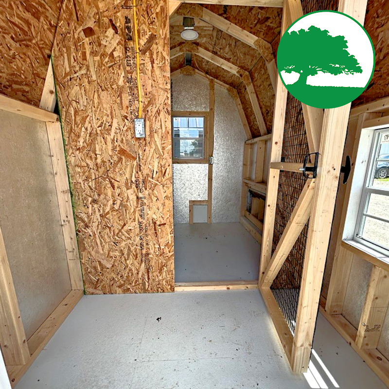 6' x 10' Painted "Dutch Coop w/ Electric"