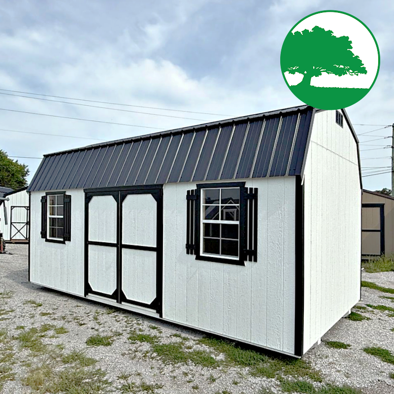 10′ x 20′ Painted “Side Loft Barn”