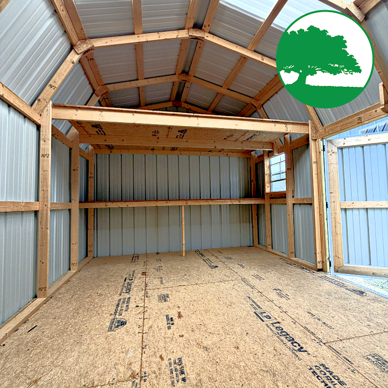 12' x 18' Metal "Side Loft Barn"