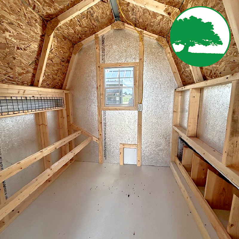 6' x 10' Painted "Dutch Coop w/ Electric"