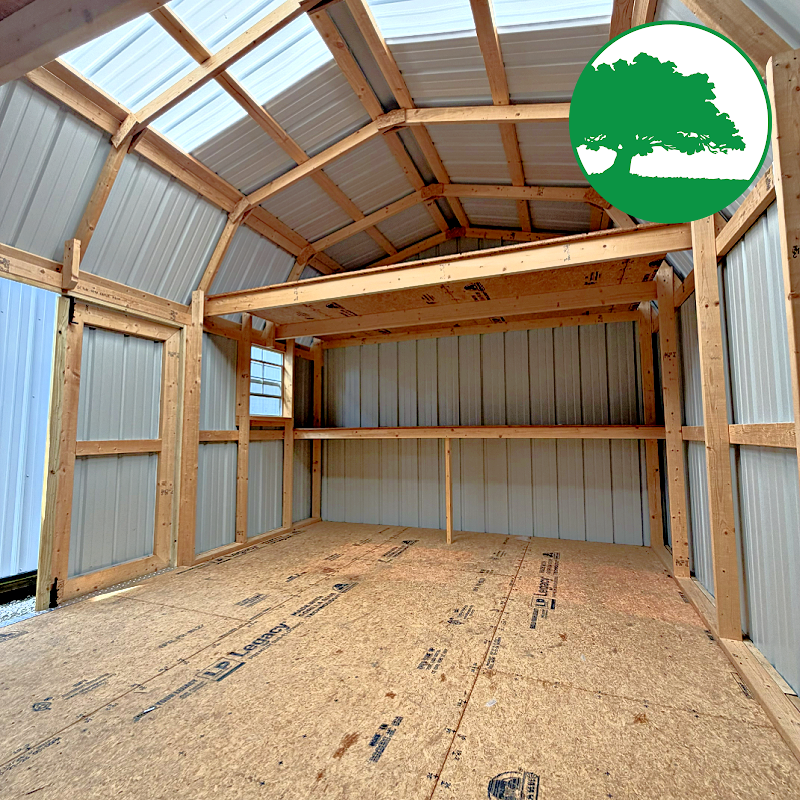 12' x 18' Metal "Side Loft Barn"