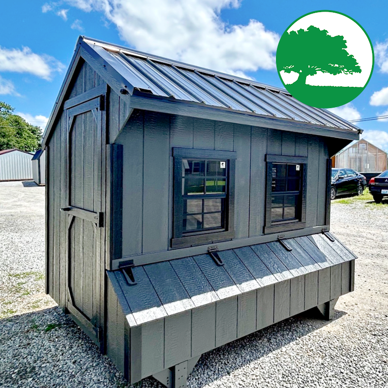 5′ x 8′ Painted “Quaker Coop”