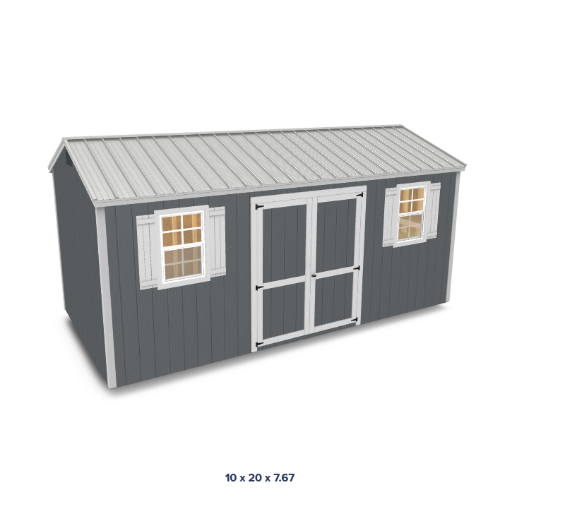 10' x 20' Painted "Side Utility"