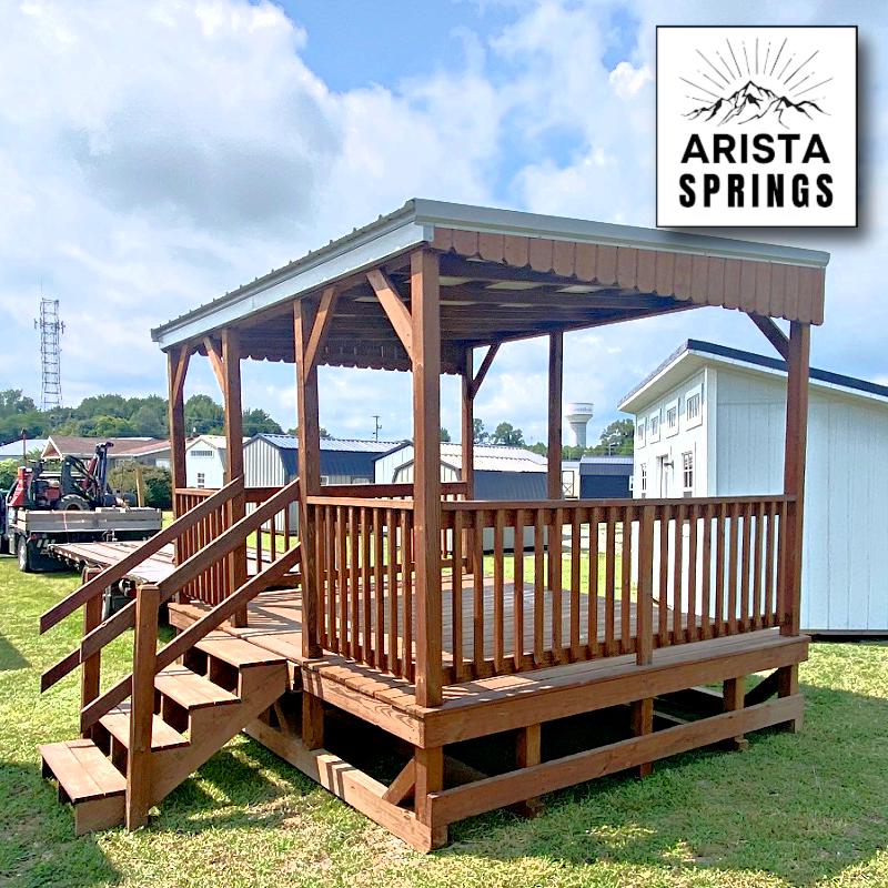 PRE-OWNED 10' x 12' Sunrise "Full Porch"