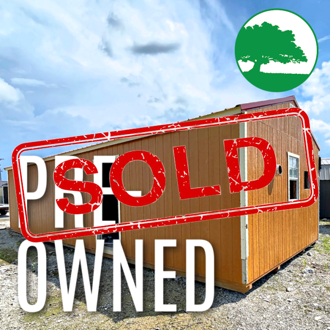 *SOLD*PRE-OWNED 14' x 36' Painted "Utility / Cabin"
