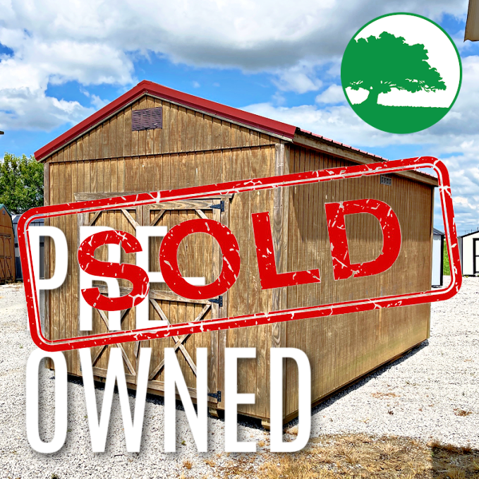 *SOLD*PRE-OWNED 10′ x 16′ Treated “Utility”