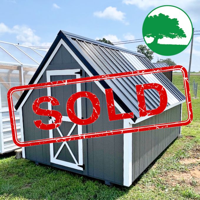 *SOLD*8' x 12' Painted "Chicken Coop"
