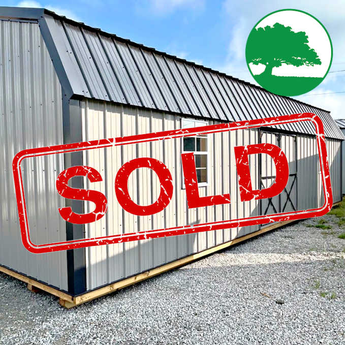 *SOLD*12′ x 32′ Metal “Side Loft Barn”