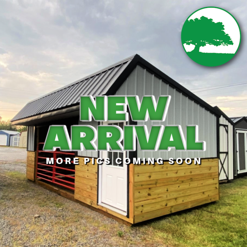 10′ x 20′ Metal “Animal Shelter w/ Tack Room”