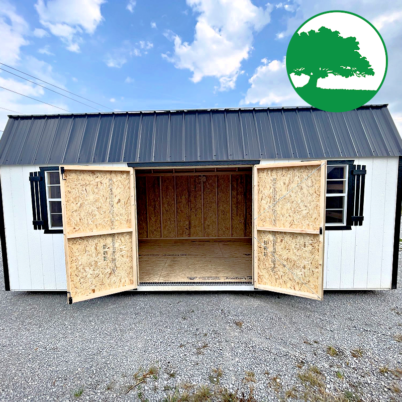 10' x 20' Painted "Side Loft Barn"