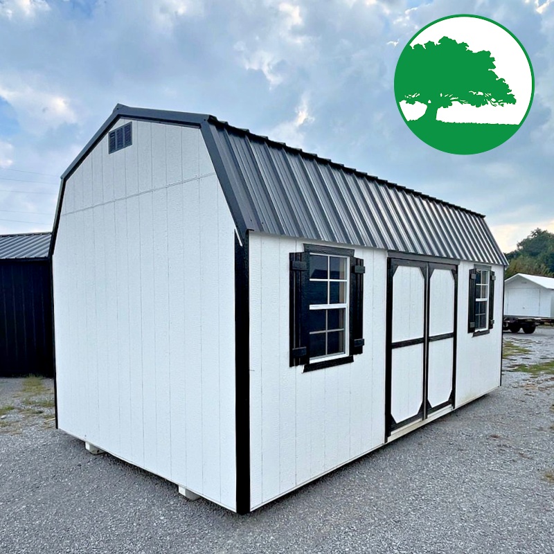 10' x 20' Painted "Side Loft Barn"
