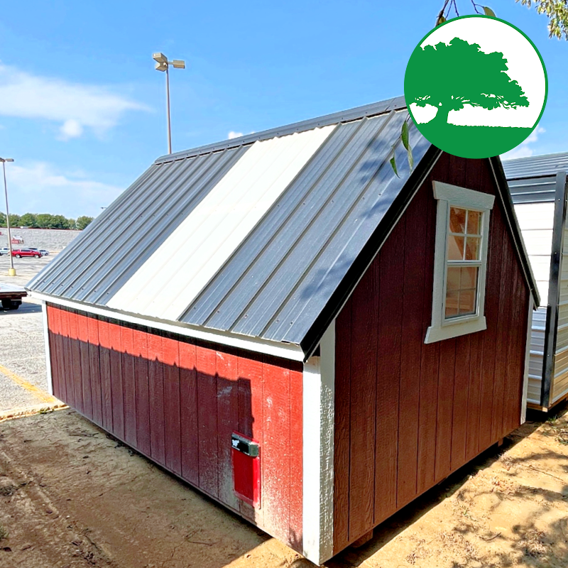 PRE-OWNED 8' x 12' Painted "Chicken Coop"