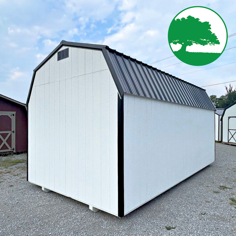 10' x 20' Painted "Side Loft Barn"