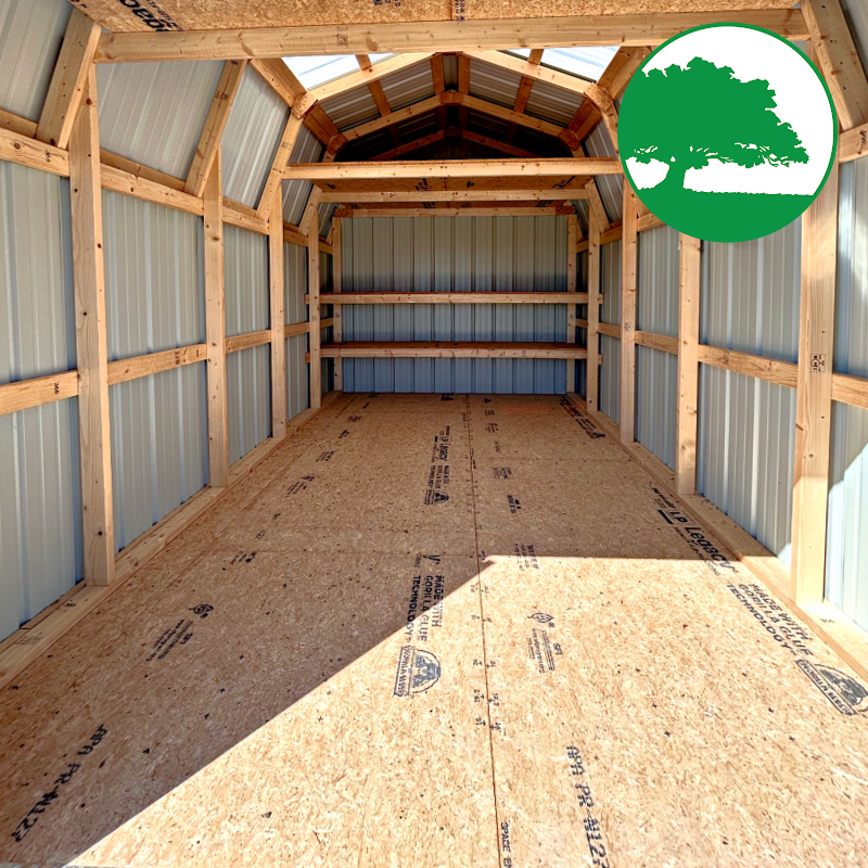 9'x 15' Metal "Lofted Barn"