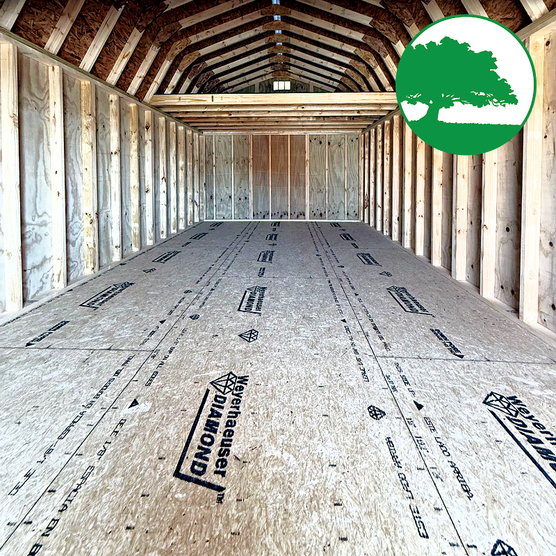 12' x 24' Treated "Lofted Barn"